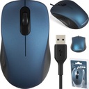 БЕСКЛИКОВАЯ ПРОВОДНАЯ USB-МЫШЬ, ТИХАЯ, ТИХАЯ, ДЛИННЫЙ USB-КАБЕЛЬ 1,8 М.
