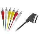 ЕВРО-кабель - 6 x RCA CHINCH 1,2 м