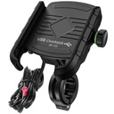 Универсальный держатель для мотоцикла + USB QC 3.0
