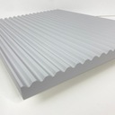 Мебельные фасады МДФ лакированные - рифленые W10