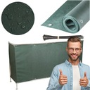 Балконный крышка для балкона 0,8x4m Зеленый коврик для террасы UV Fence 99% +бесплатно