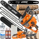 БЕНЗИНОВАЯ ПИЛА МОЩНАЯ ЦЕПНАЯ ПИЛА 4,3 КМ ДЛЯ ДЕРЕВА + НАБОР МАСЕЛ STIHL