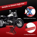 LIFT MOTORCYCLE 500KG, NOZYCOWY, REGULATED W ZAKRESIE 12-39CM, WIDE BLAT  photo 5