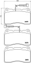 BREMBO PLAQUETTES FREIN P23098photo 15