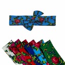 Лента-бантик «Горец» в народном стиле, синяя Пин ап