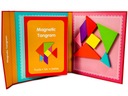 TANGRAM деревянный пазл Монтессори с магнитными кубиками