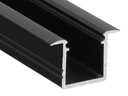 PL42B PROFIL ALU CZARNY SMART-IN10 LED TOPMET 1M ŚWIDNIK