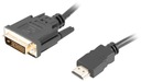 Кабель DVI-D HDMI Gold DualLink 4K 3D ARC 24+1 длиной 3 м