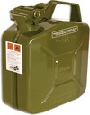 Металлическая канистра, сертифицированный топливный бак, 5л.