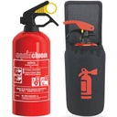 АВТОМОБИЛЬНЫЙ ОГНЕТУШИТЕЛЬ ПОРОШКОВЫЙ Противопожарная защита 1кг 2024 КРЫШКА НА ВЕЛКРО