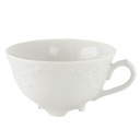 Чашка белая Рококо 220 3 вида Цмелев и Ходзеж