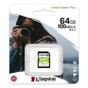 КАРТА ПАМЯТИ KINGSTON 64 ГБ MICROSDXC CANVAS SELECT PLUS SDS2