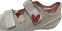 Papuče detské sandále BEFADO 065x179 sivá ružová srdiečko r.27 Ďalšia farba striebro