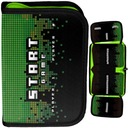 РАСШИРЯЕМЫЙ ШКОЛЬНЫЙ ЧЕХОЛ-КАРАНДАШ С ДВУМЯ КРЫШКАМИ PIXEL GAME