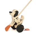 Деревянная собака-толкач-далматинец для толкания