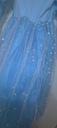 Błękitna sukienka ELSA Elza rozmiar 122 błękitna Wiek dziecka 3 lata +