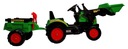 Педальный трактор с прицепом и погрузчиком