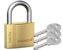 НАВЕСНОЙ ЗАМОК ЛАТУНЬ 50 мм GERDA Brass Line KMZ S50