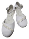 American Club kom 02/20 Белые туфли для причастия на высоком каблуке, балетки 31