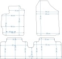 TOYOTA YARIS 06-11R КИЛИМКИ ВЕЛЮРОВІ ECO+HACZYKI  (12450878585) фото min 8