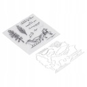 Набор штампов и штампов для создания открыток.