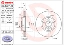 DISCOS DE FRENADO PARTE DELANTERA FORD MONDEO MK4 S-MAX 300MM 