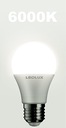 Светодиодная лампа Е27 10Вт = 100Вт SMD 6000К холодная Premium LEDLUX не мигает