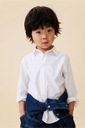 H&M ŚLICZNA Bawełniana koszula R.110 biała B Marka H&M