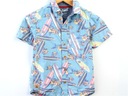 REBEL Koszula Hawajska z wzorami kolorowa fajna r. 8-9 lat 134/140 cm