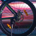Складные педали для заднего сиденья горного велосипеда.