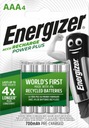 Батарея Energizer AAA HR03 1,2 В 700 мАч 4 шт.
