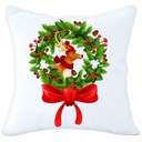 ДЕКОРАТИВНАЯ НАВУШКА 40х40 РОЖДЕСТВЕНСКАЯ С ПРИНТОМ