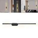 НАСТЕННЫЙ СВЕТИЛЬНИК ЧЕРНЫЙ СО ВСТРОЕННЫМ ИСТОЧНИКОМ СВЕТОДИОДОВ 8ВТ 60СМ