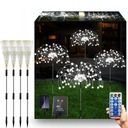 4 шт. СОЛНЕЧНЫЕ САДОВЫЕ ФОНАРИ DELELDS ФЕЙЕРВЕРКИ УКРАШЕНИЕ 480 LED + ПУЛЬТ ДИСТАНЦИОННОГО УПРАВЛЕНИЯ