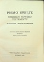 Pismo Święte Starego i Nowego Testamentu