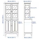 IKEA LOMMARP Skrinka tmavo modrá-zelená 86x199 Kód výrobcu 403.837.37