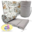 ТОЛСТЫЙ ЗАЩИТНИК НА ВСЮ КРОВАТЬ, ДВУХСТОРОННИЙ, 360х30см, С ЗАВЯЗКАМИ