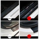 Dla Honda Mugen naklejka ochronna na próg drzwi samochodu pasek z włókna węglowego Producent części OEM