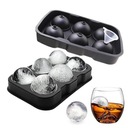 СИЛИКОНОВАЯ ФОРМА НА 6 ШАРИКОВ ЛЬДА ДЛЯ НАПИТКОВ