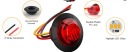 20XLED (СВІТЛОДІОД) ФАРИ ГАБАРИТНІ 3 LED (СВІТЛОДІОД) 3/4 ДЮЙМА 12V/24V DO ВАНТАЖІВКИ PRZYCZEPY, ЧЕРВОНІ  (17268002564) фото min 8