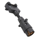 ADAPTATEUR VERS REMORQUES 7-PINOWY ROND CONNECTEUR MESKI SUR 7-PINOWE PLAT KHphoto 9