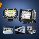 4PC ПОТУЖНА ФАРА LED (СВІТЛОДІОД) АВТОМОБІЛЬНА РОБОЧА СКЛО HARTOWANE ГАЛОГЕН 480W 12V  фото 6