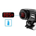 ЗАРЯДНИЙ ПРИСТРІЙ USB 2.1A ВОЛЬТМЕТР ТЕРМОМЕТР NA ДВИГУН  фото 6