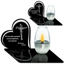 Надгробие под свечами стеклянные акриловые фонари