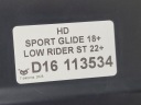 HARLEY DAVIDSON SPORT GLIDE LOW RIDER 18+ COUVERCLE SACOCHES COFFRE DE RANGEMENT GAUCHEphoto 10