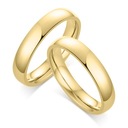 ЗОЛОТОЕ ОБРУЧАЛЬНОЕ КОЛЬЦО KO17 КЛАССИЧЕСКОЕ СТАЛЬ 316 1 ШТ.