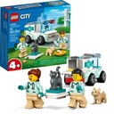 LEGO CITY 60382 ВЕТЕРИНАРНАЯ СКОРАЯ СОБАКА КОШКА 4+