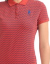 U.S POLO ASSN bavlna polo tričko červené M Značka U.S. Polo Assn.