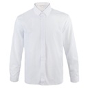 Chlapčenská košeľa elegantná dlhý rukáv biela zakryté gombíky Košulland 146