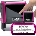 TRODAT 4912 ШТАМП ДЛЯ ДИЗАЙНА КОРПОРАТИВНОГО ЛИЧНОГО ОФИСА 6 СТРОК + ЛАСТИК